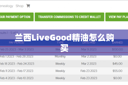 兰西LiveGood精油怎么购买