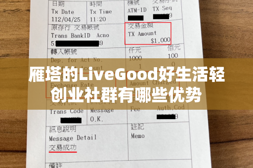 雁塔的LiveGood好生活轻创业社群有哪些优势